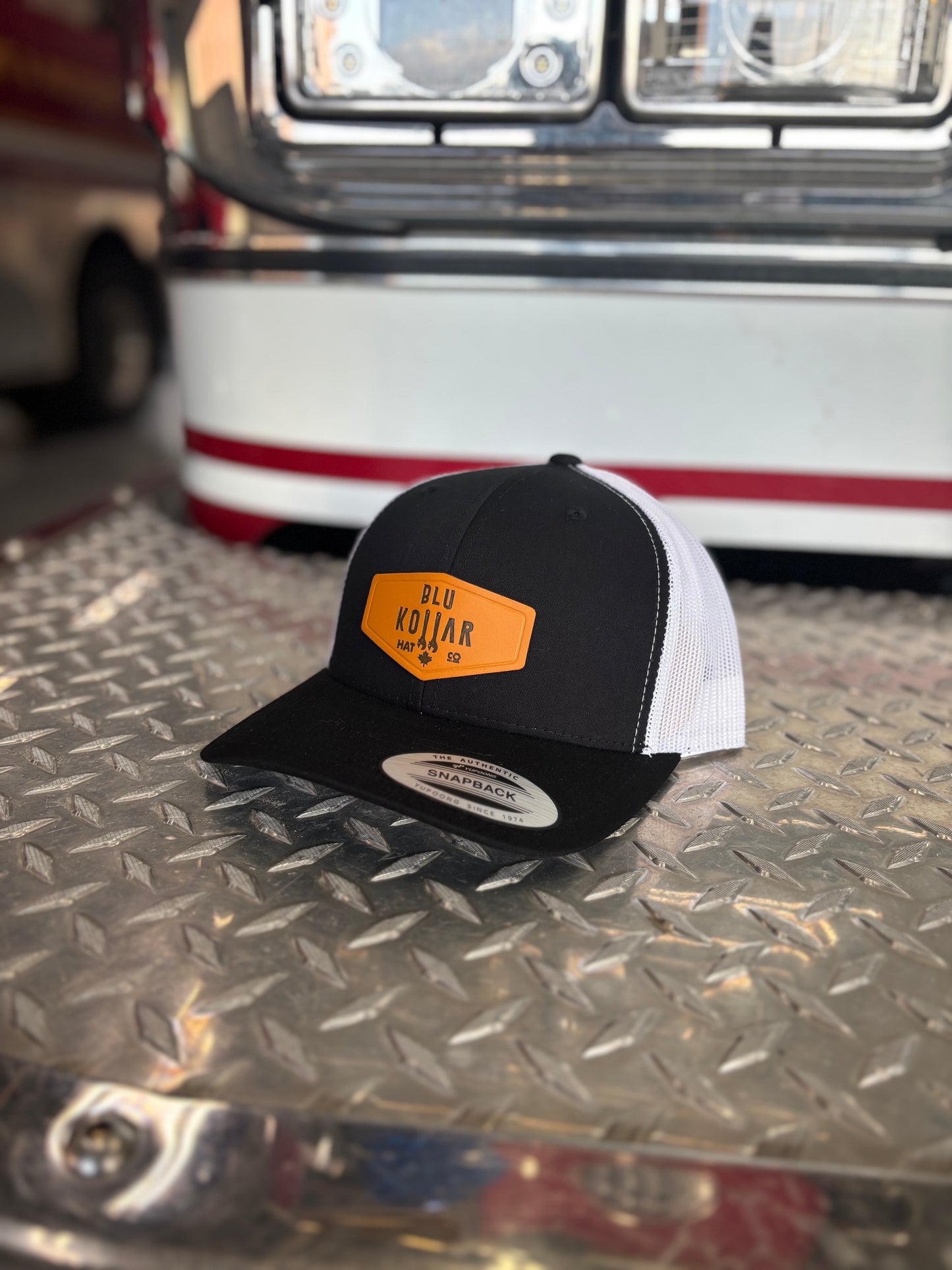 BKHCo. - YP CLASSICS® RETRO TRUCKER CAP (Black/White)