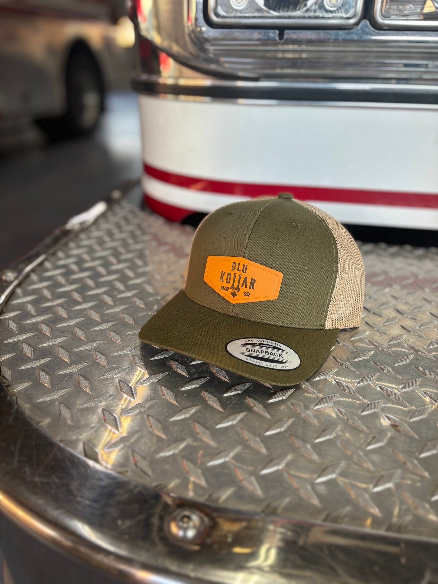 BKHCo. - YP CLASSICS® RETRO TRUCKER CAP (Moss/Khaki)